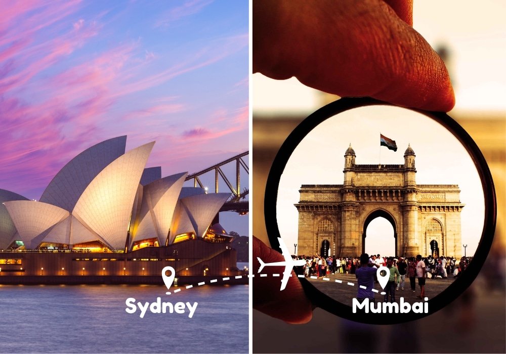 Sydney To Mumbai Flight by Airways Travel