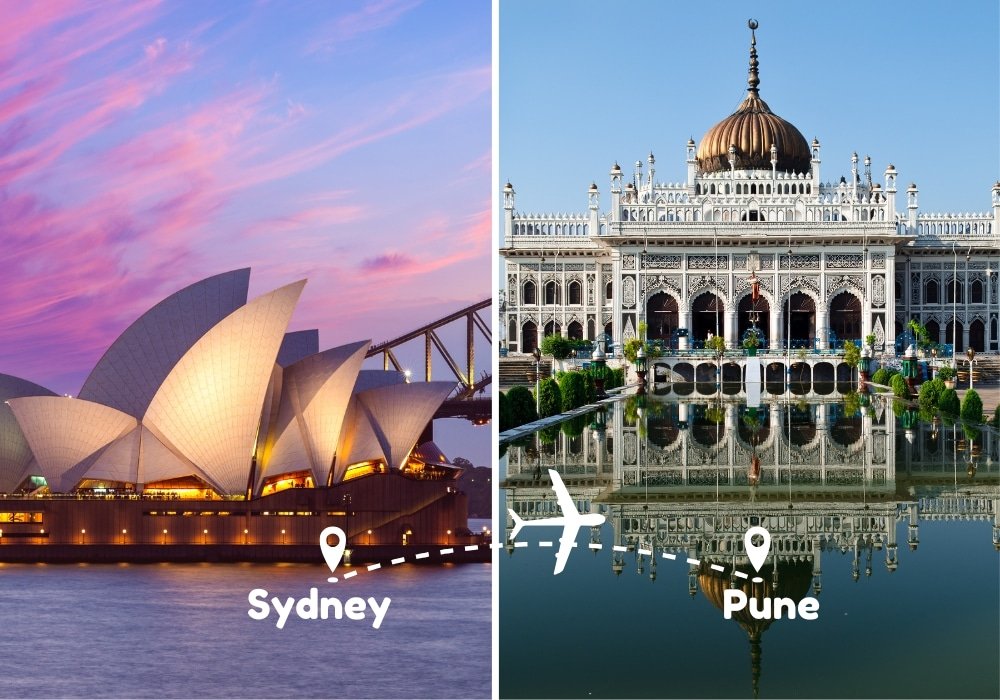 Sydney To Pune Flights by Airways Travel