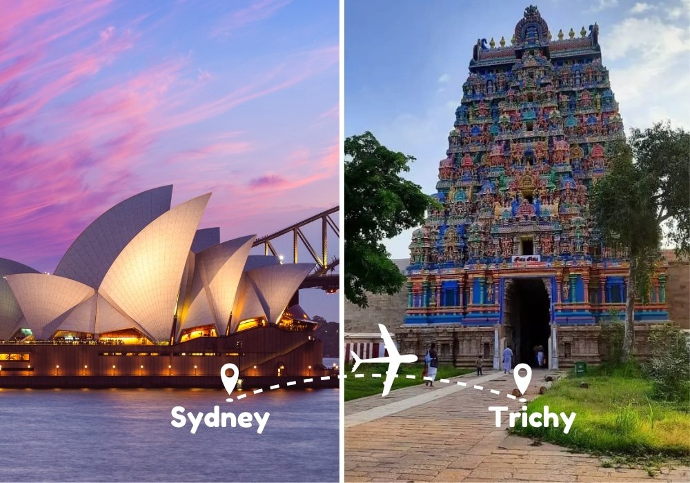 Sydney To Trichy Flights by Airways Travel