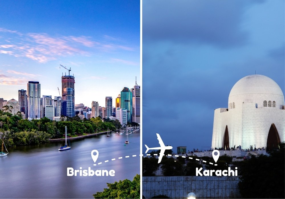 Brisbane to Karachi Flights by Airways Travel