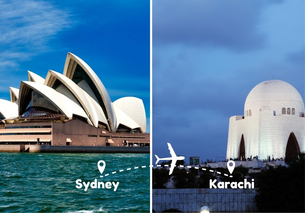 Sydney To Karachi Flights by Airways Travel