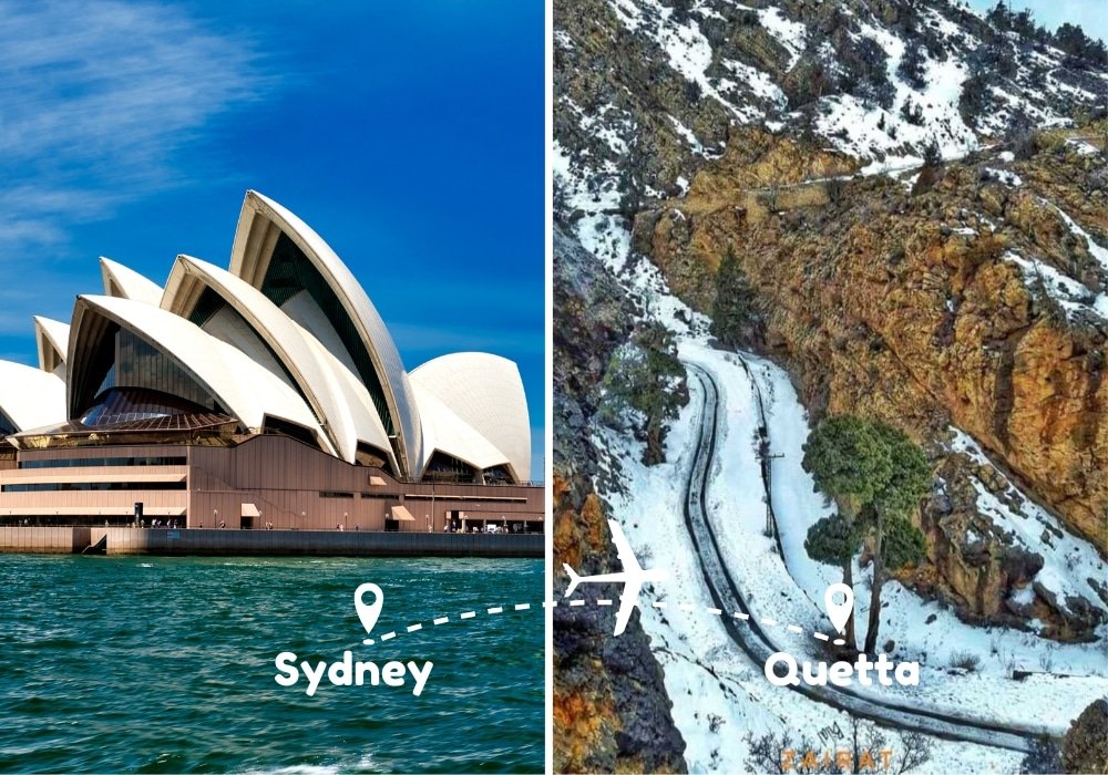 Sydney To Quetta Flights by Airways Travel