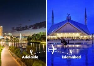 Adelaide to Islamabad Flights by Airways Travel