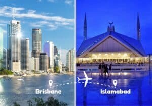Brisbane to Islamabad Flights by Airways Travel