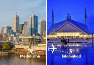 Melbourne To Islamabad Flights by Airways Travel