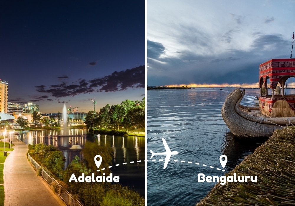 Adelaide To Bengaluru Flights by Airways Travel
