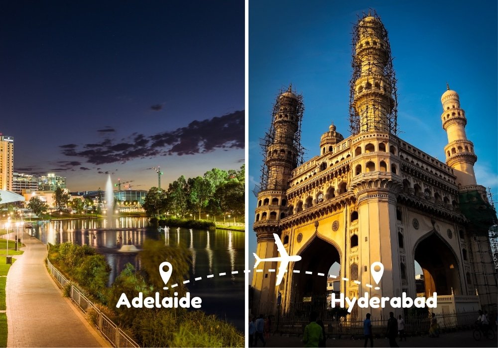 Adelaide To Hyderabad Flights by Airways Travel