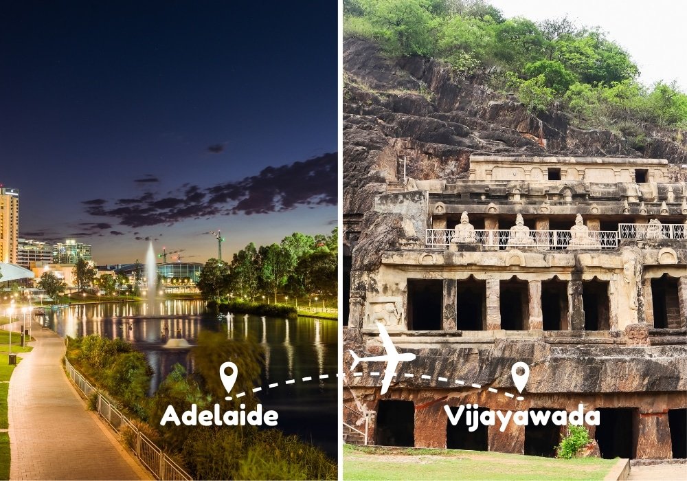 Adelaide To Vijayawada Flights by Airways Travel