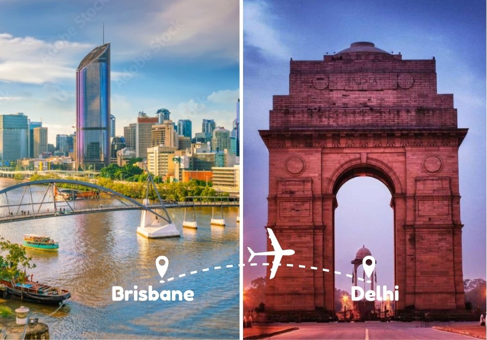 Brisbane To Delhi Flights by Airways Travel