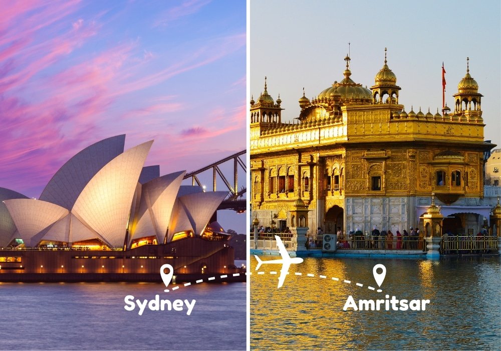 Sydney To Amritsar Flights by Airways Travel