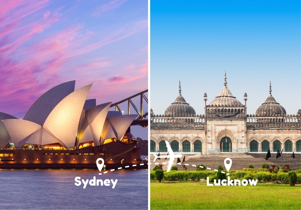 Sydney To Lucknow Flights by Airways Travel