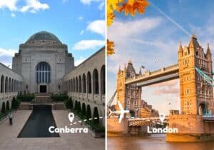 Canberra to London Flights by Airways Travel