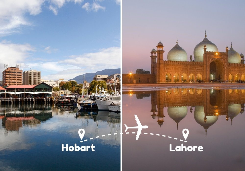 Hobart To Lahore Flights by Airways Travel