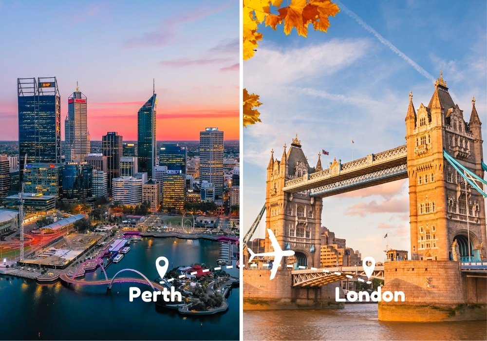 Perth to London Flights by Airways Travel