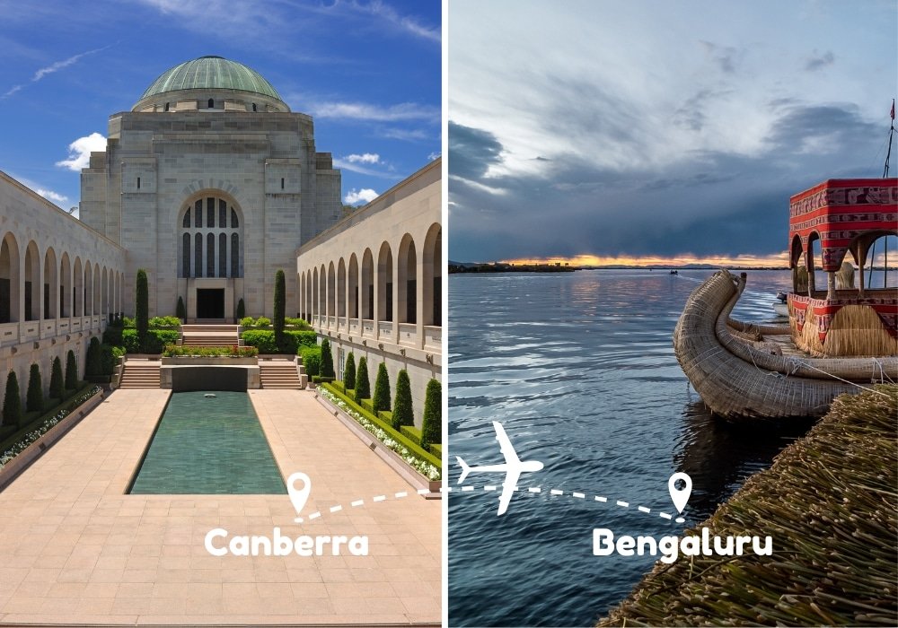 Canberra To Bengaluru Flights by Airways Travel