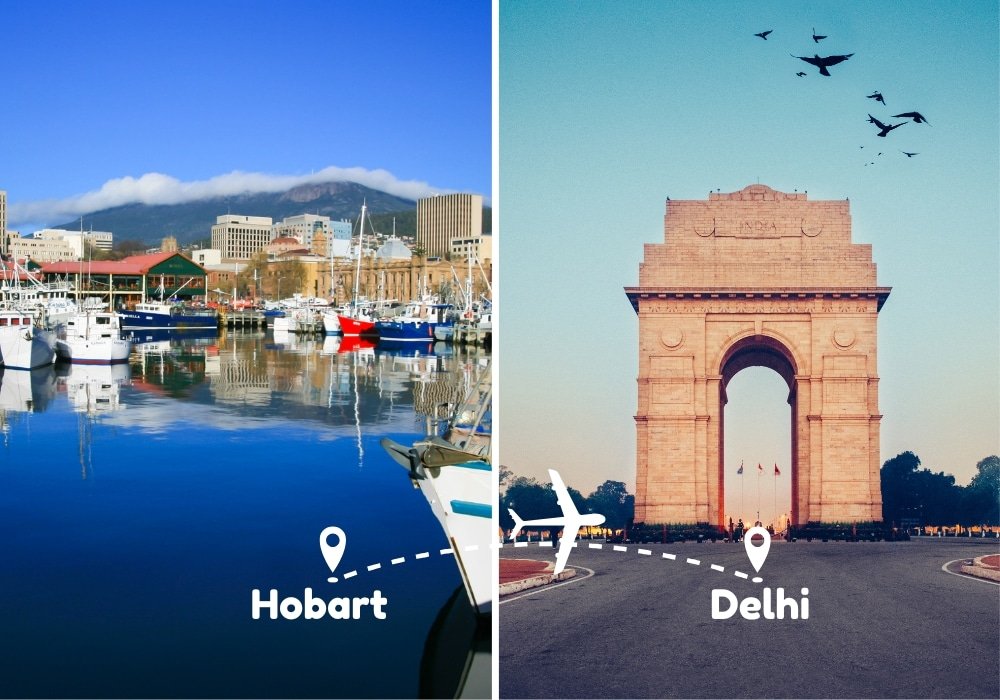 Hobart To Delhi Flights by Airways Travel