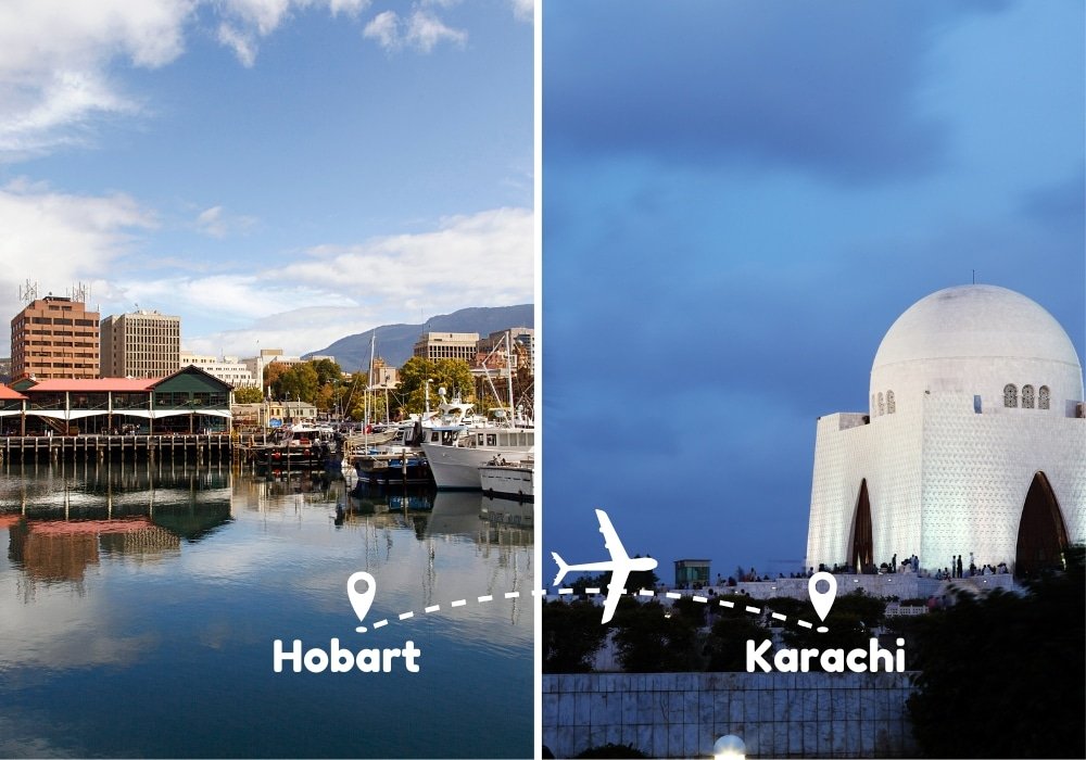 Hobart To Karachi Flights by Airways Travel