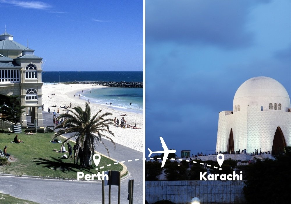Perth To Karachi Flights by Airways Travel