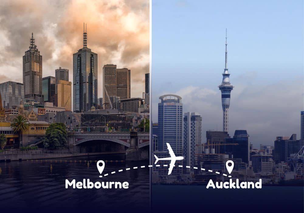 Melbourne to Auckland