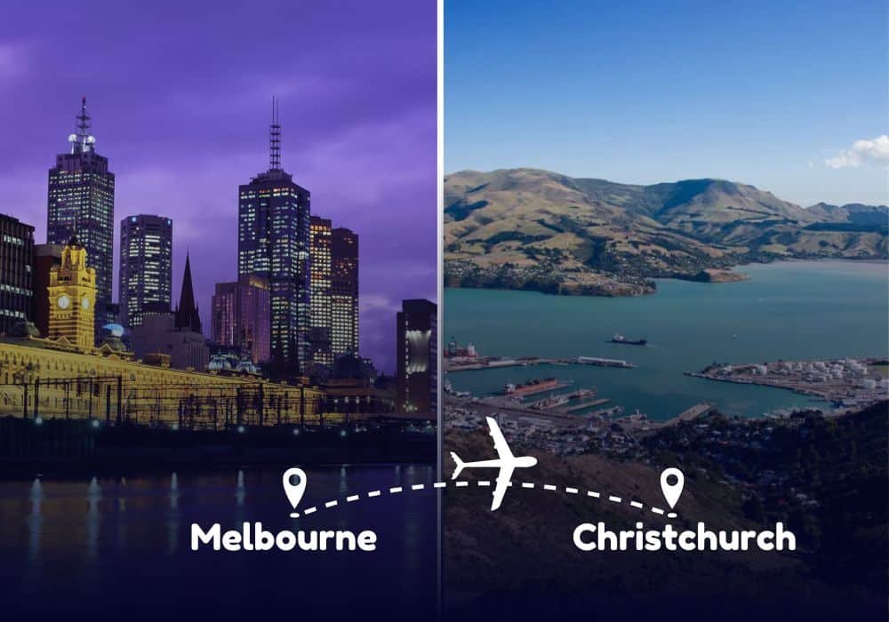 Melbourne to Christchurch