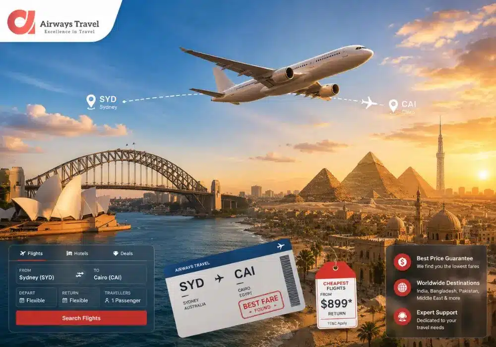 How to Find the Cheapest Flights from Sydney to Cairo