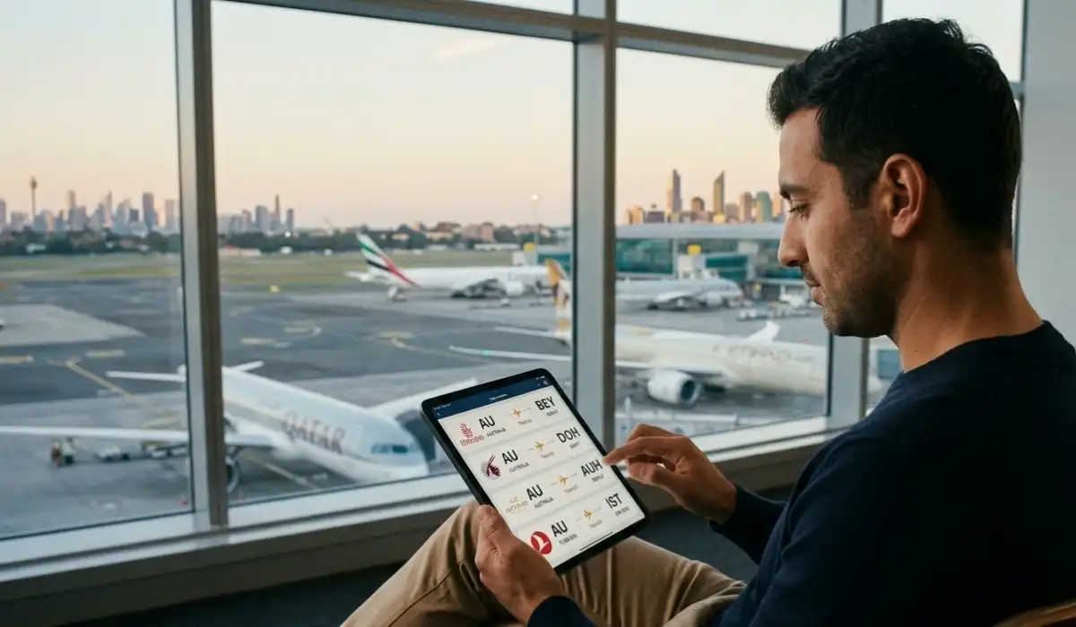Which Airlines Fly from Australia to Lebanon?